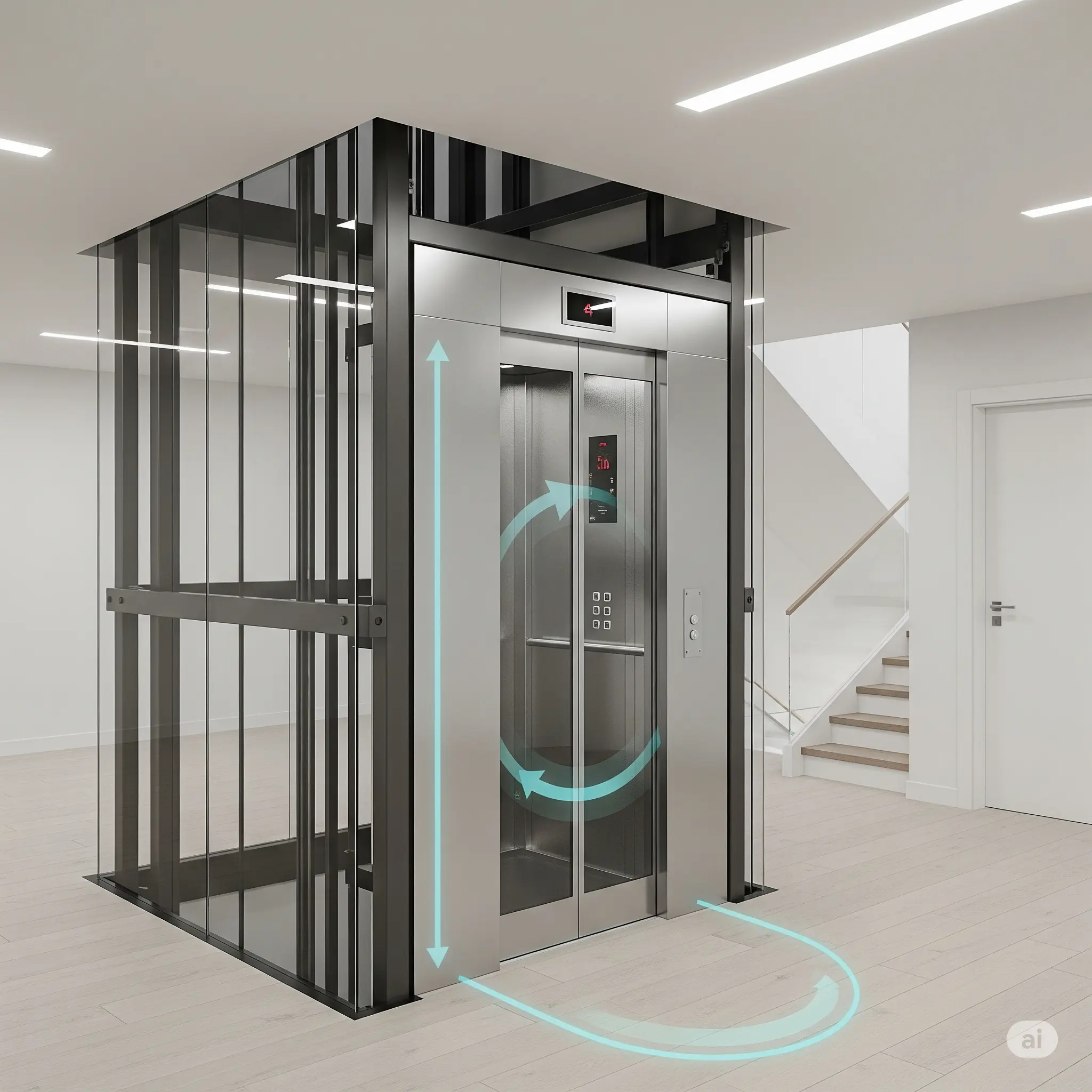 Hydraulic Elevator Installation